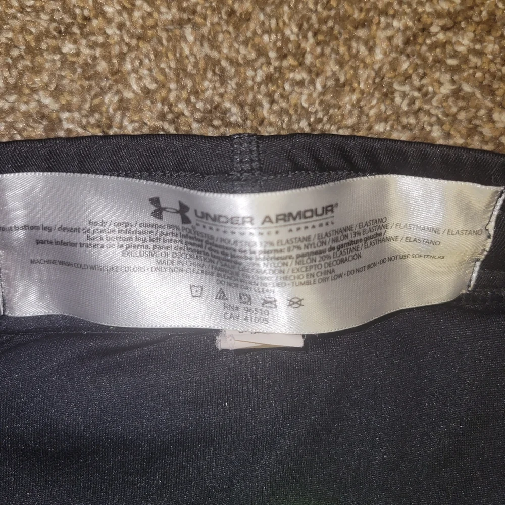 Under Armour Black/Gray Athletic Leggings